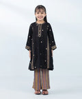 2 Piece - Embroidered Cotton Net Suit