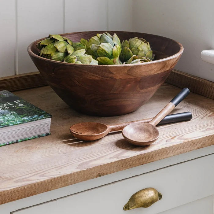 Amari Serving Bowl, Natural Wooden