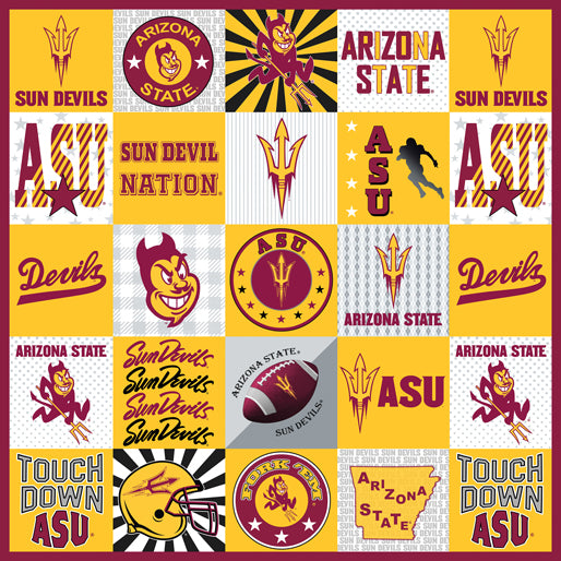 Arizona State College Minky ASU1362