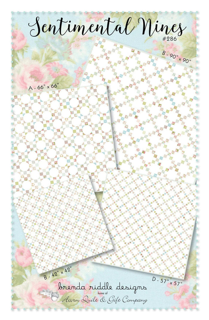 Brenda Riddle Designs Sentimental Nines Quilt Kit