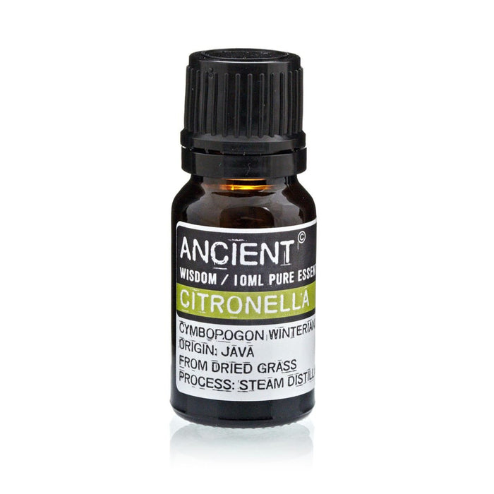 Citronella Pure Essential Oil – Cymbopogon Nardus – 10ml - Ettovi Candle Company