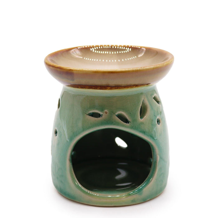 Classic Wax Melt Burner – Blue - Ettovi Candle Company