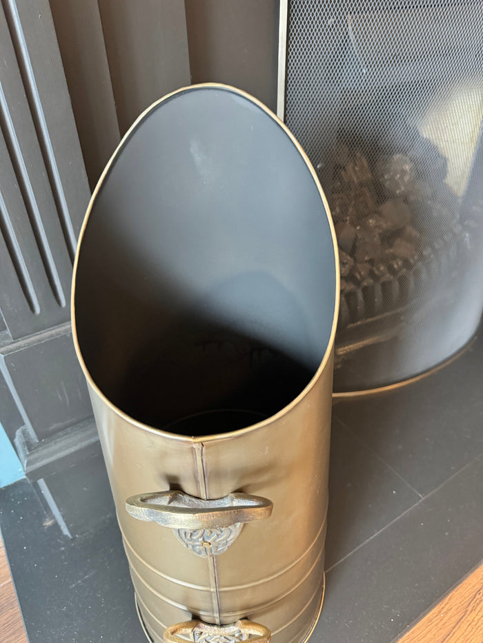 Coal Shute A/Q Brass (22x22x55 cm)