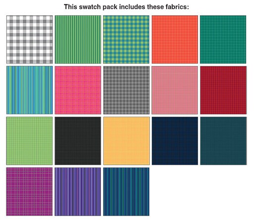 Contempo Warp & Weft Premium Yarn Dyes Mini Gingham Black Fabric 6609Y-12