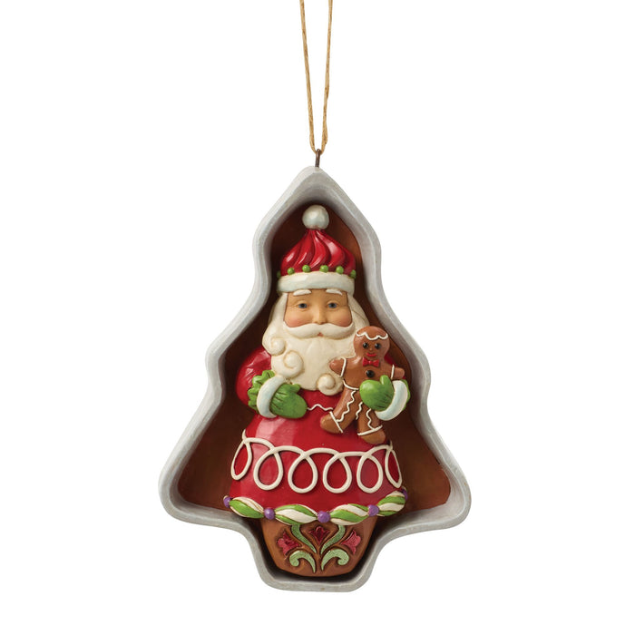 Cookie Cutter Santa Ornament