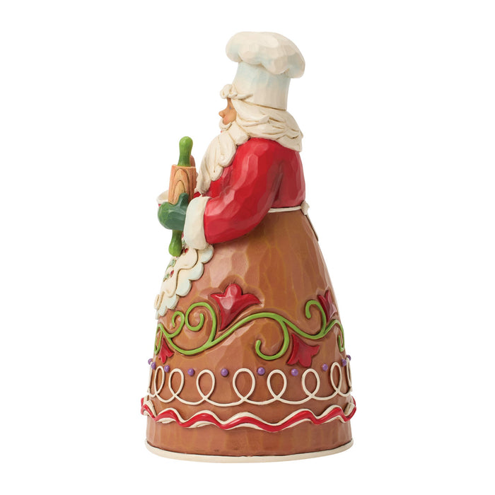 Gingerbread Pastry Chef Santa