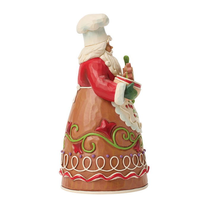 Gingerbread Pastry Chef Santa