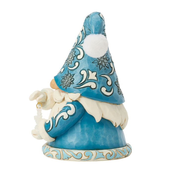 Gnome Holding Snowflake Fig