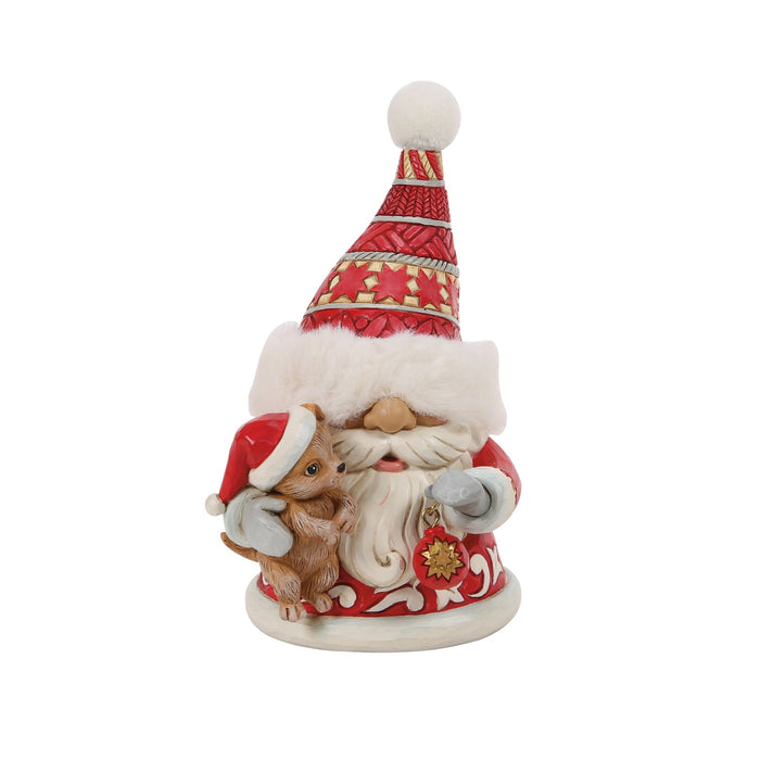 Gnome Hugging Cute Puppy Fig
