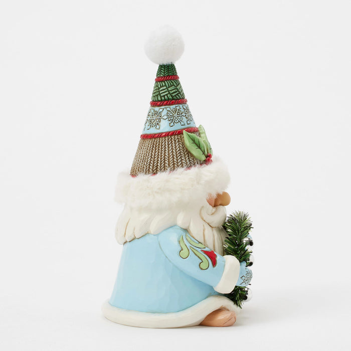 Gnome Wreath & Fur Hat Fig