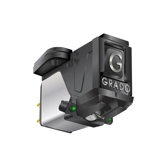 Grado Green4 cartridge alternate angle, three-quarter facing left