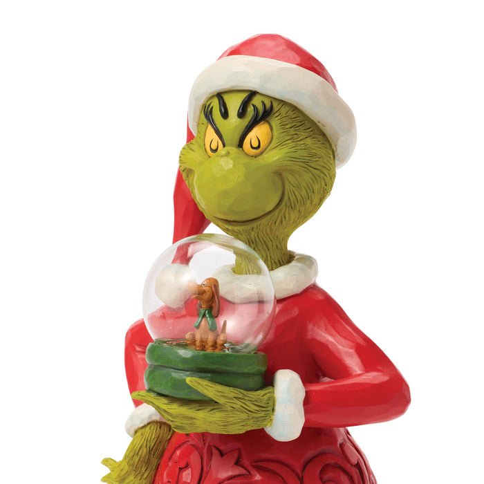 Grinch Holding Dome with Max