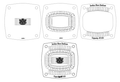 Jordan-Hare Stadium - Auburm Tigers Multi-Layered Stadium Coasters