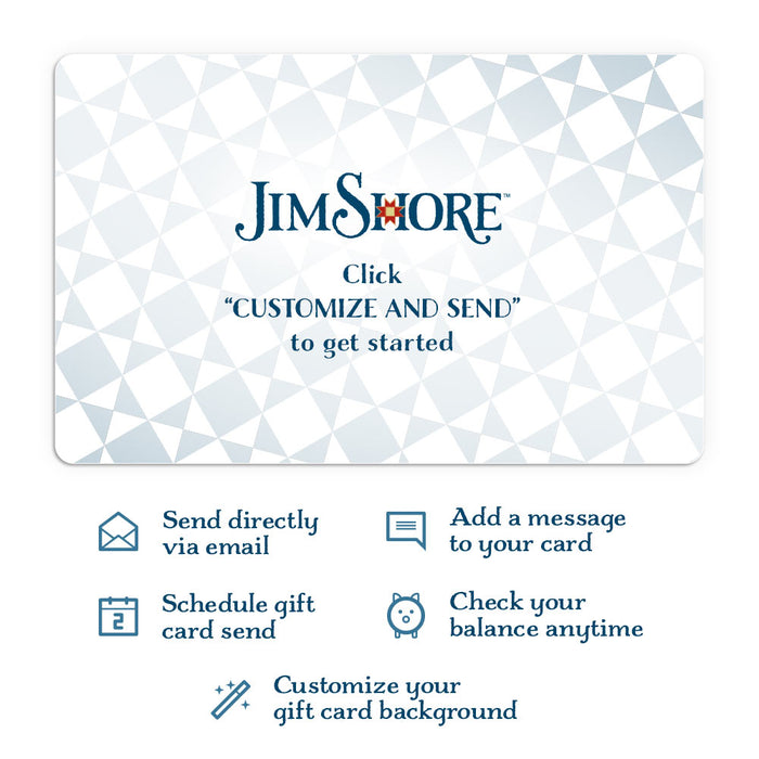 Jim Shore Gift Card instructions