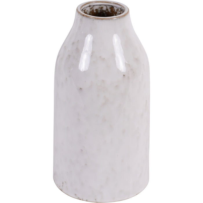 Laura Ashley Stoneware Medium Vase, Ceramic, White Lowick