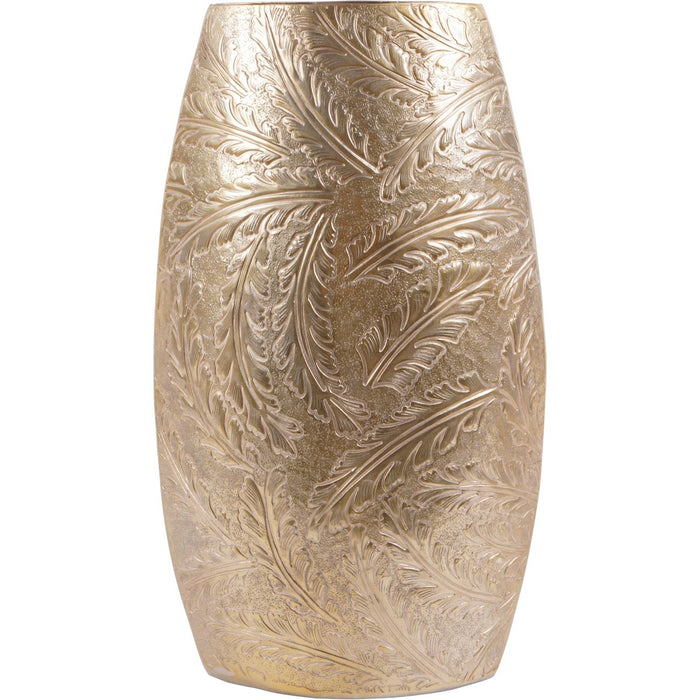 Laura Ashley Winspear Small Oval Barrel Vase in Gold - 30cm