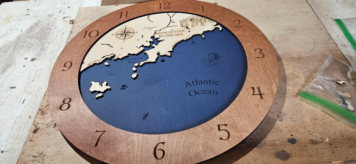 Manchester by the Sea Time or Tide Clocks