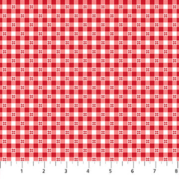 Northcott Barnyard Christmas Gingham 28806-24