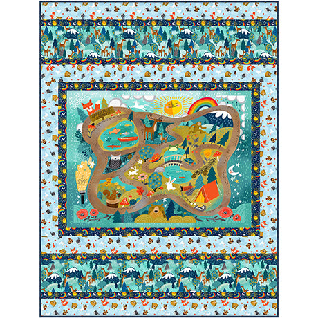 QT Let's Camp Quilt Kit