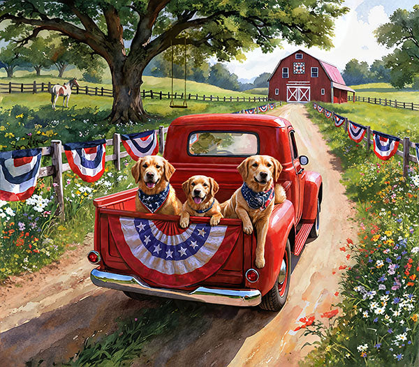 Red Truck Road Trip Quilt Kit