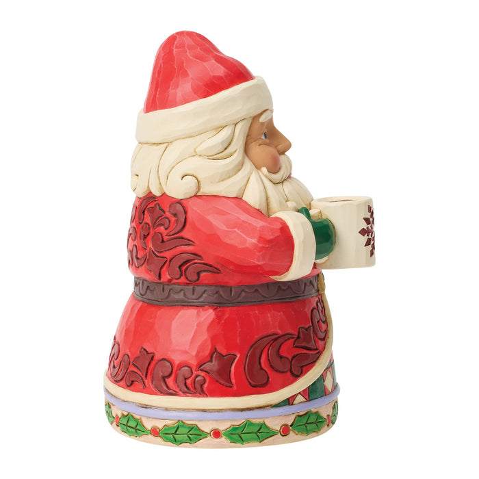 Santa Drinking Hot Cocoa Fig