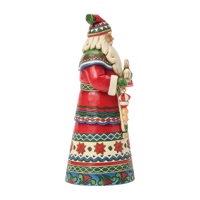 Santa Laplander Horse Figurine