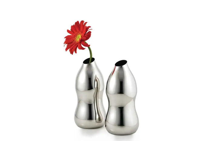 Opo Silver Flower Vase (Medium) -  -