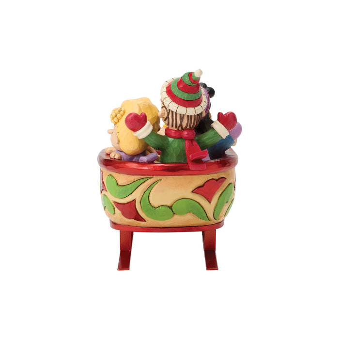Snoopy and Friends in Sleigh