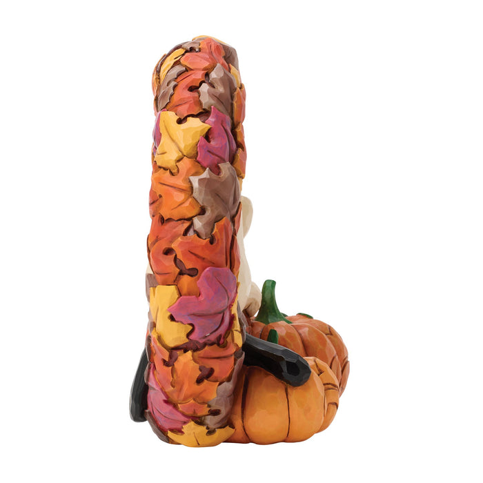 Snoopy on Fall Wreath