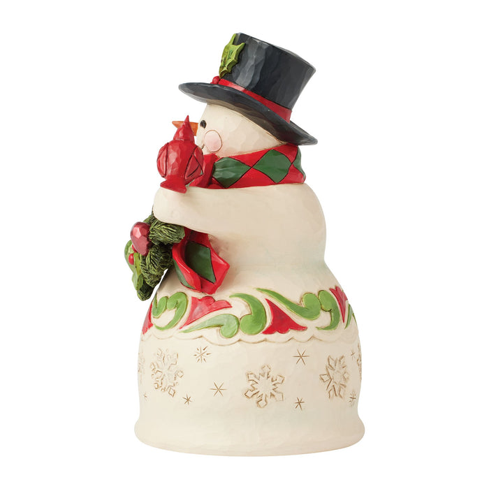 Snowman Garland & Cardinal Fig