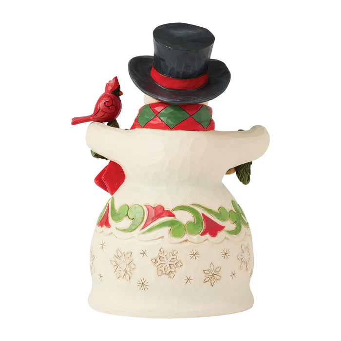 Snowman Garland & Cardinal Fig