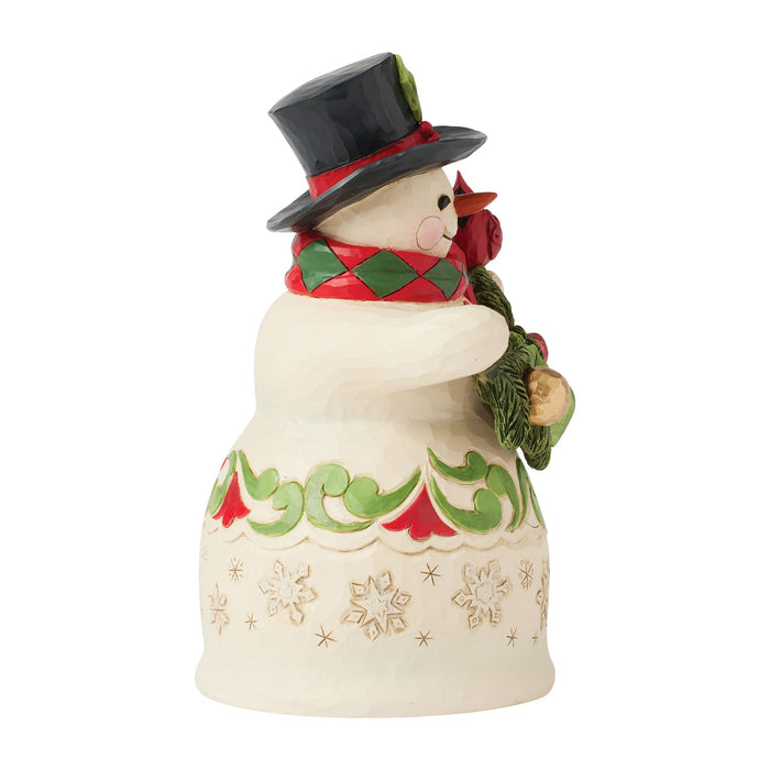Snowman Garland & Cardinal Fig