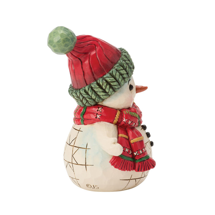 Snowman Holding Bell Mini