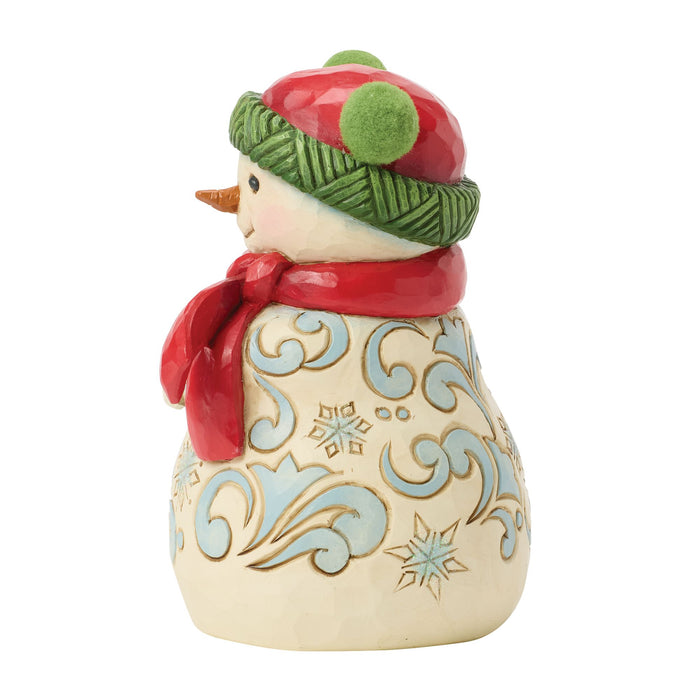 Snowman Pom Pom Hat Fig