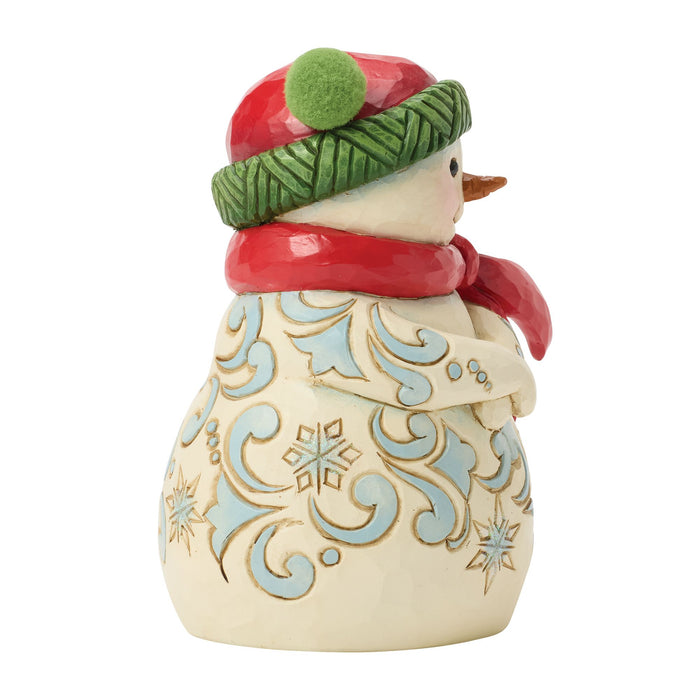 Snowman Pom Pom Hat Fig