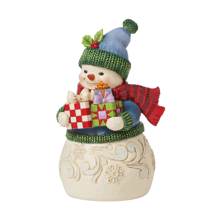 Snowman with Gifts